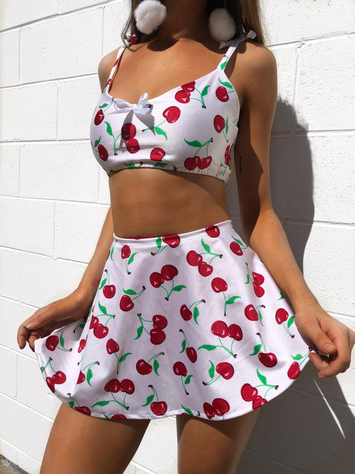 Very Cherry Skirt Set - Zalie Festival Wear